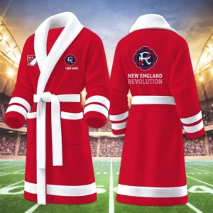 Limited Edition – Customized MLS New England Revolution Fleece Bathrobe
