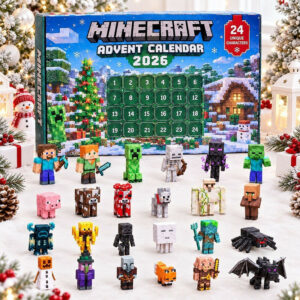 Minecraft 2026 Merch Advent Calendar Gaming Gift For Friends – THW