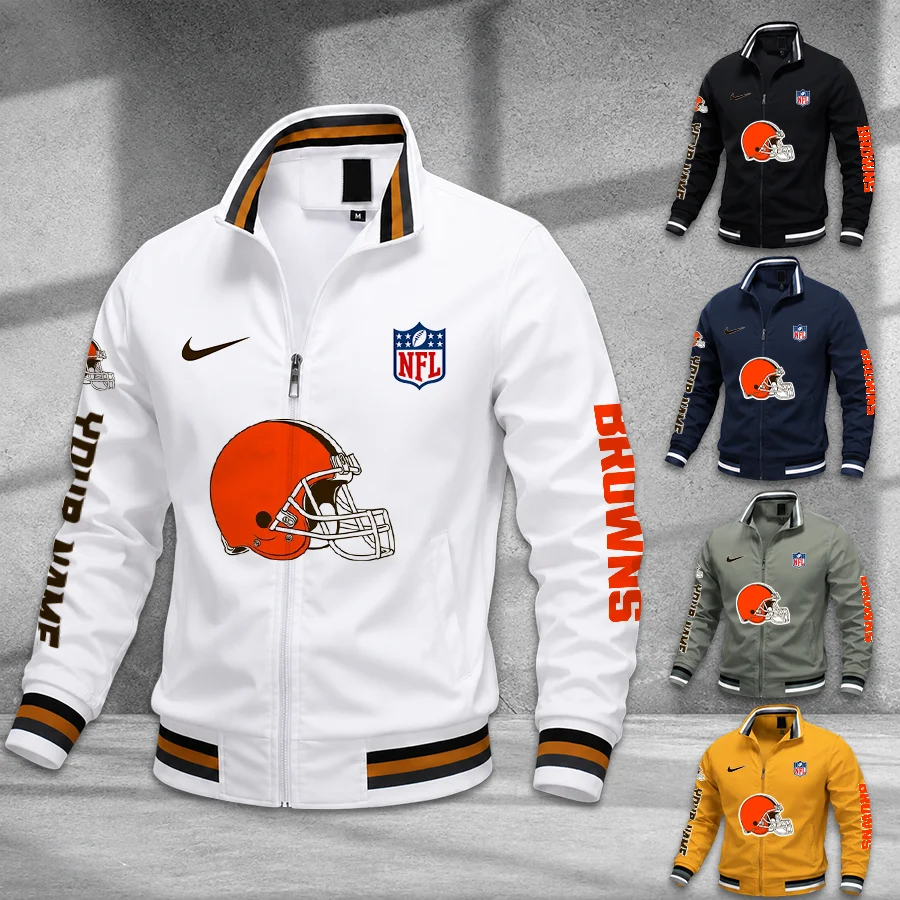 Limited Edition – Customized NFL Cleveland Browns Men’s Casual Jacket