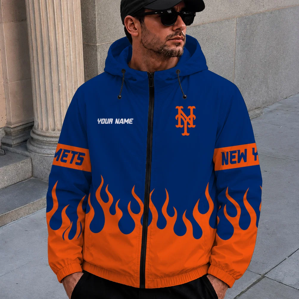 Limited Edition – Customized MLB New York Mets Windbreaker Jacket