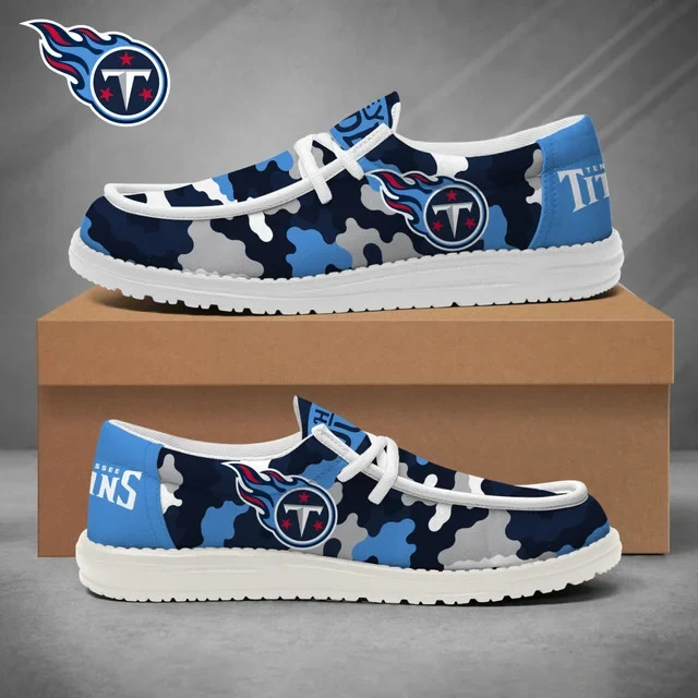 Limited Edition – Customized NFL Tennessee Titans Loafer Shoes