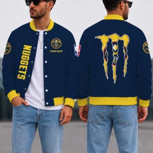 Limited Edition – Customized NBA Denver Nuggets Baseball Jacket, Satin Varsity Jacket