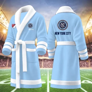 Limited Edition – Customized MLS New York City FC Fleece Bathrobe