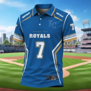 Limited Edition – Customized MLB Kansas City Royals Polo Shirt