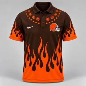 Limited Edition – Customized NFL Cleveland Browns Polo Shirt