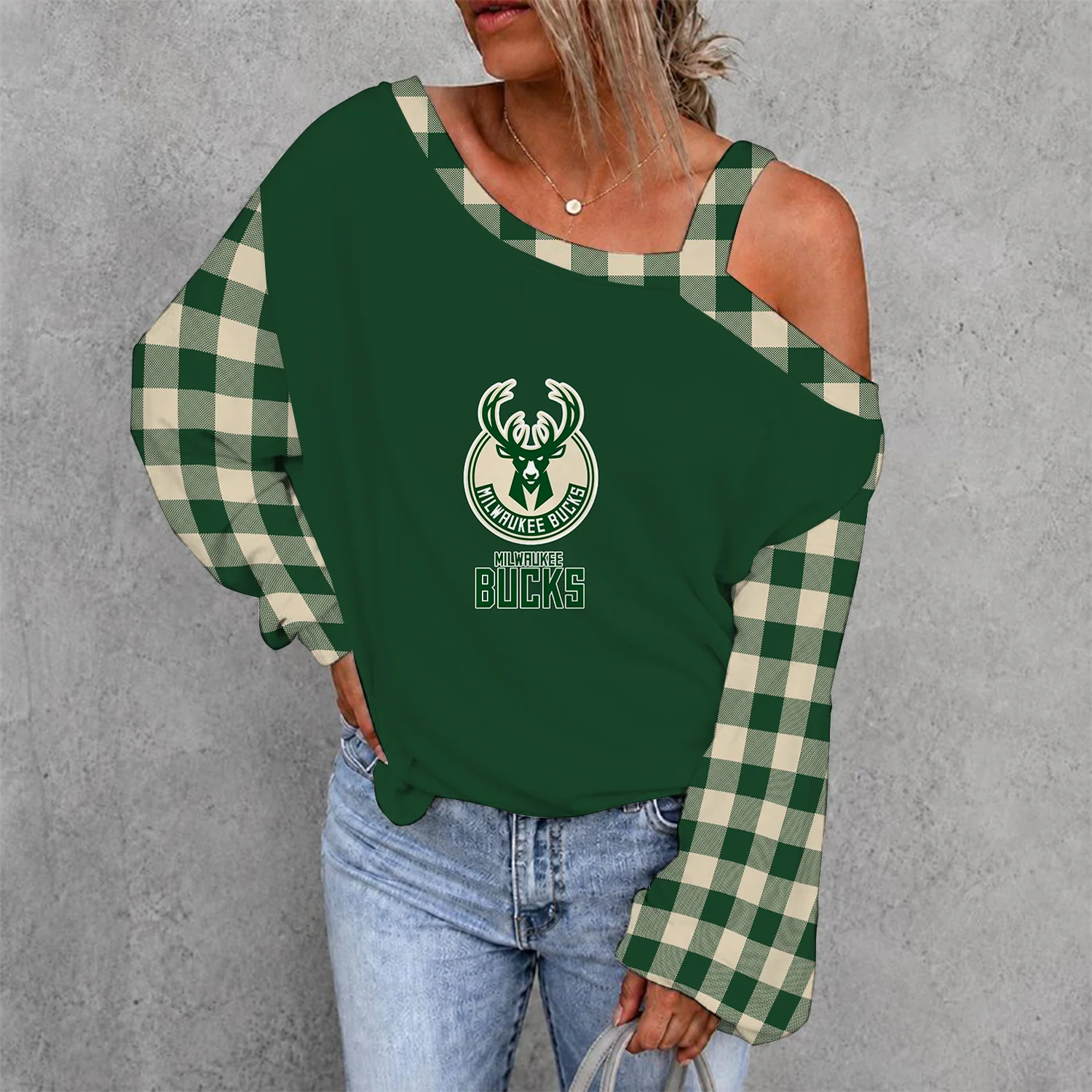Limited Edition – Customized NBA Milwaukee Bucks Drop Shoulder Sweatshirt