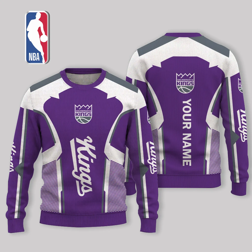 Limited Edition – Customized NBA Sacramento Kings Ugly Sweater