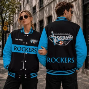 Limited Edition – Customized WNBA Cleveland Rockers Baseball Jacket, Satin Varsity Jacket