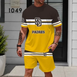 Limited Edition – Customized MLB San Diego Padres Unisex T-Shirt & Shorts Set