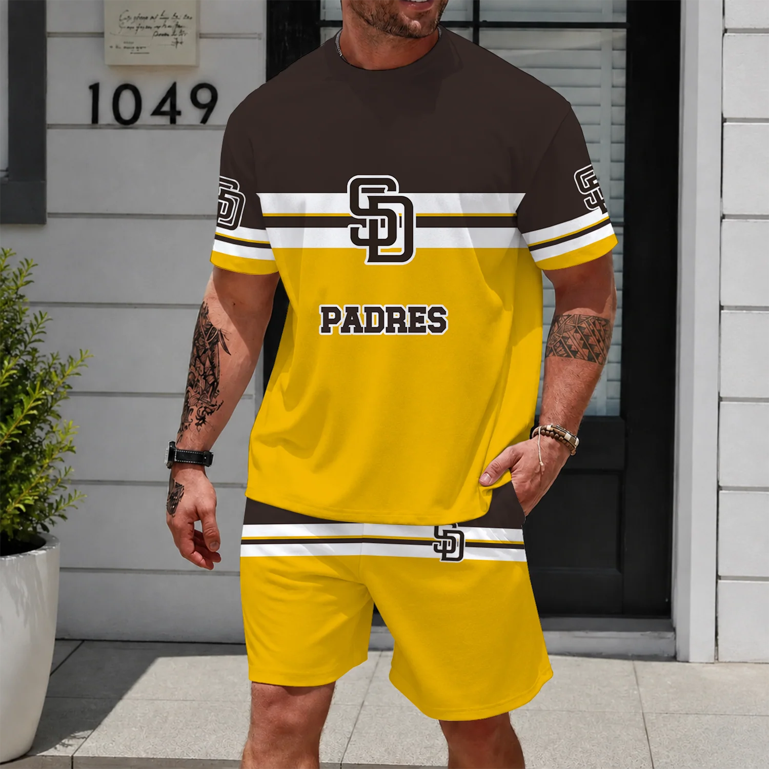 Limited Edition – Customized MLB San Diego Padres Unisex T-Shirt & Shorts Set