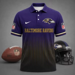 Limited Edition – Customized NFL Baltimore Ravens Polo Shirt