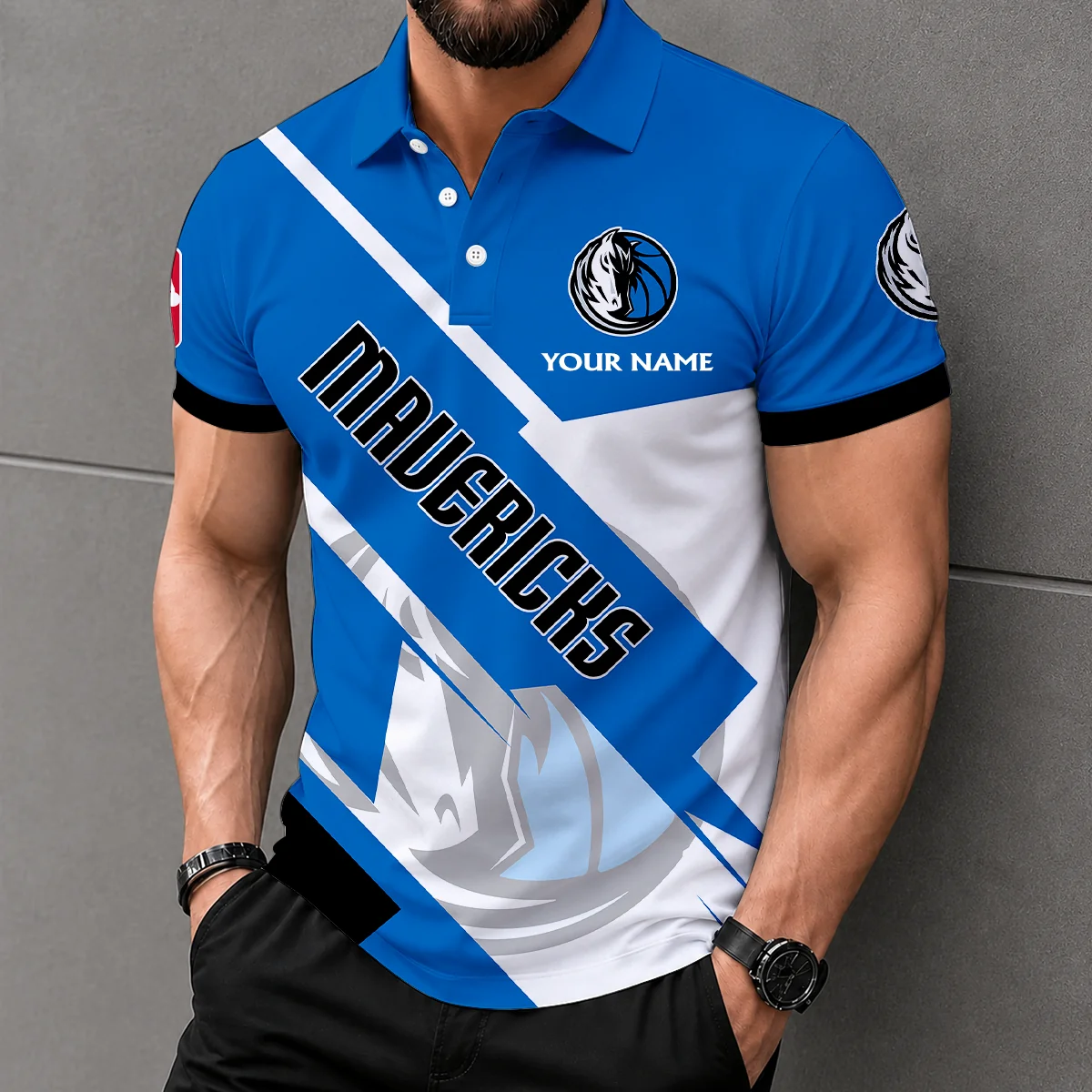 Limited Edition – Customized NBA Dallas Mavericks Polo Shirt