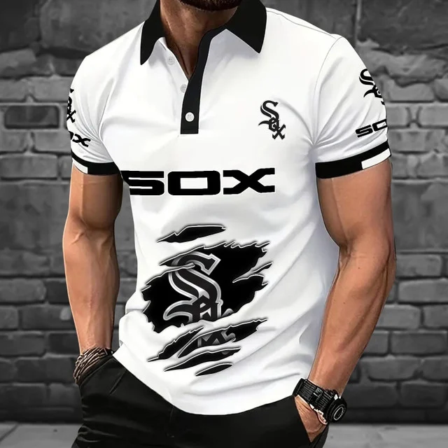 Limited Edition – Customized MLB Chicago White Sox Polo Shirt - Image 3