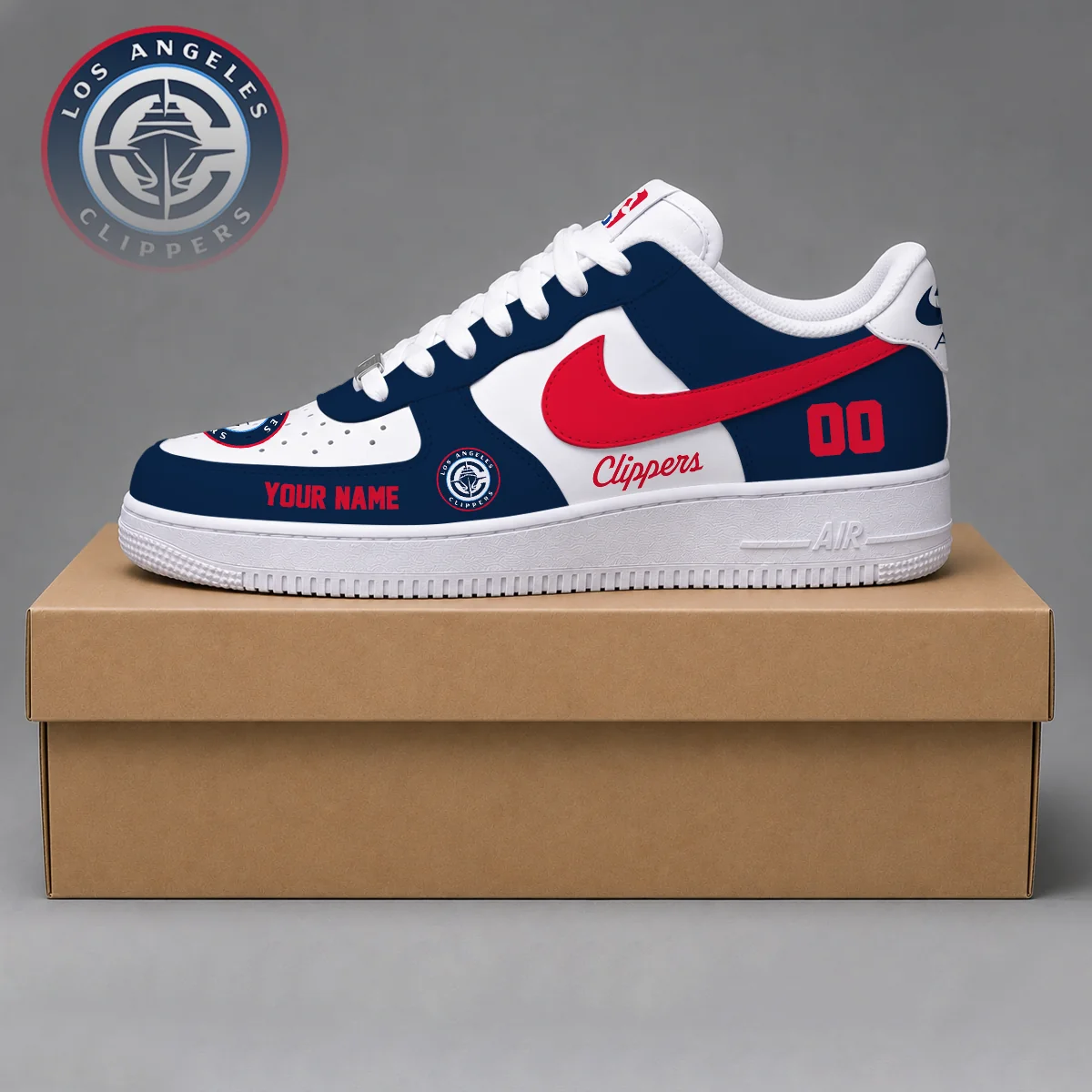 Limited Edition – Customized NBA Los Angeles Clippers Af1 Sneakers