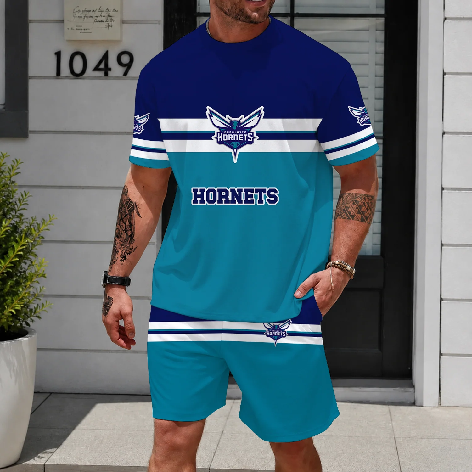Limited Edition – Customized NBA Charlotte Hornets Unisex T-Shirt & Shorts Set