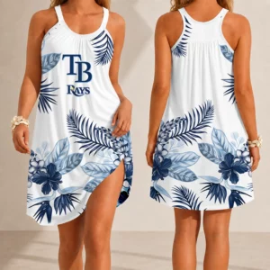 Limited Edition – Customized MLB Tampa Bay Rays Camisole Dress