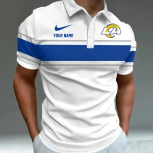 Limited Edition – Customized NFL Los Angeles Rams Polo Shirt