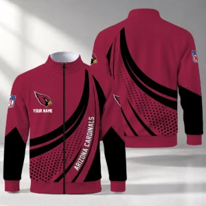 Limited Edition – Customized NFL Arizona Cardinals Stand Collar Jacket