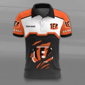 Limited Edition – Customized NFL Cincinnati Bengals Polo Shirt