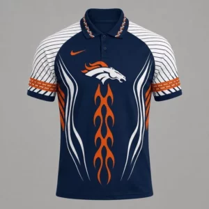 Limited Edition – Customized NFL Denver Broncos Polo Shirt