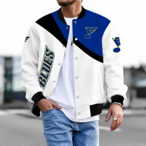 Limited Edition – Customized NHL St. Louis Blues Satin Varsity Jacket & Baseball Jacket