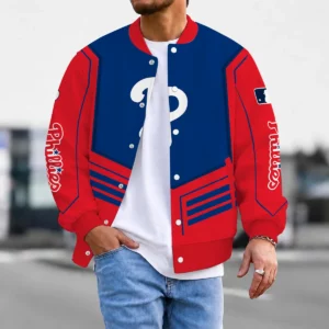 Limited Edition – Customized MLB Philadelphia Phillies Satin Varsity & Baseball Jacket