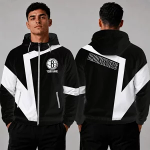 Limited Edition – Customized NBA Brooklyn Nets Windbreaker Jacket