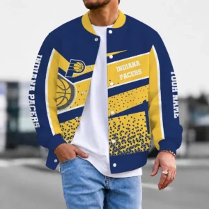 Limited Edition – Customized NBA Indiana Pacers Baseball Jacket, Satin Varsity Jacket
