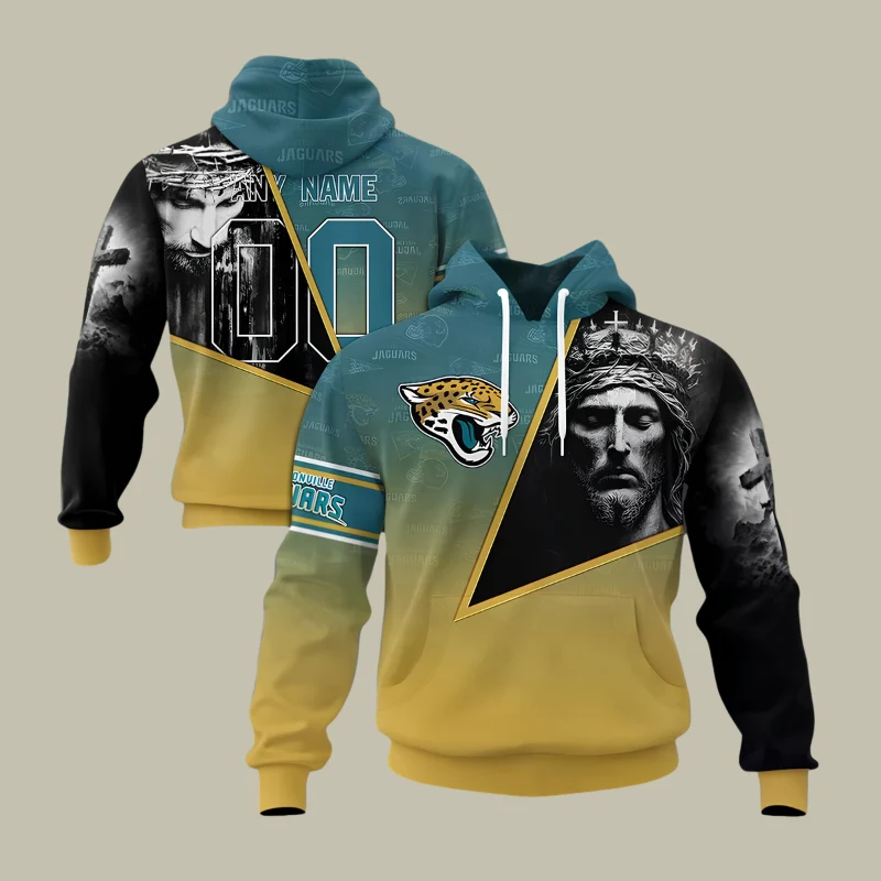 Limited Edition – Customized NFL Jacksonville Jaguars God’s Blessing T-Shirt, Hoodie & Zip Hoodie