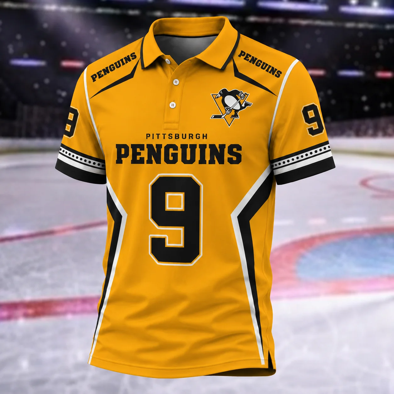 Limited Edition – Customized NHL Pittsburgh Penguins Polo Shirt