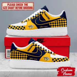 Limited Edition – Customized NHL Nashville Predators Af1 Shoes