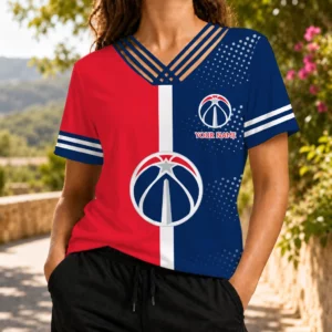 Limited Edition – Customized NBA Washington Wizards V-Neck Shirt