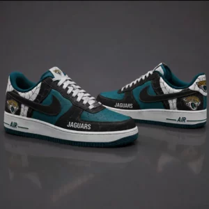 Limited Edition – Customized NFL Jacksonville Jaguars X Spider Air force 1 Shoes