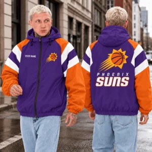 Limited Edition – Customized NBA Phoenix Suns Windbreaker Jacket