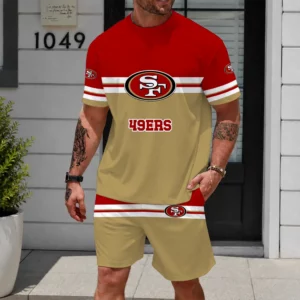 Limited Edition -customized NFL San Francisco 49Ers Unisex T-Shirt & Shorts Set