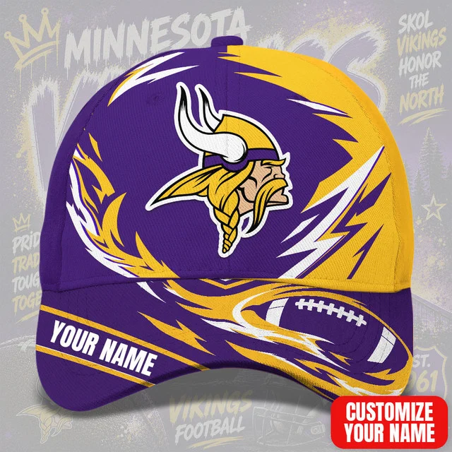 Limited Edition – Customized NFL Minnesota Vikings Classic Cap