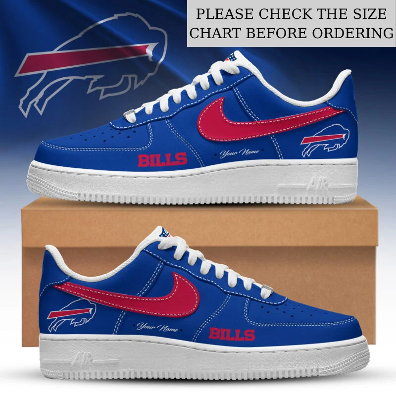 Limited Edition – Customized NFL Buffalo Bills Af1 Shoes