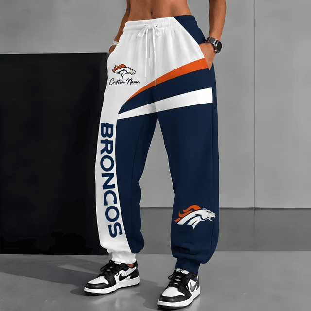 Limited Edition – Customized NFL Denver Broncos Sweatpants - Image 2