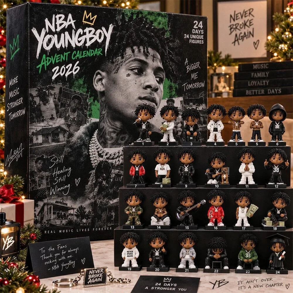 NBA YoungBoy Advent Calendar 2026 24 Days Of Music Christmas Advent Calendar Music Fan Gifts