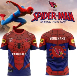 Limited Edition – Customized NFL Arizona Cardinals x Spider Unisex T-Shirt