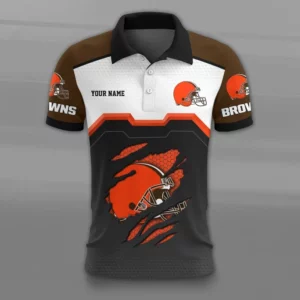 Limited Edition – Customized NFL Cleveland Browns Polo Shirt