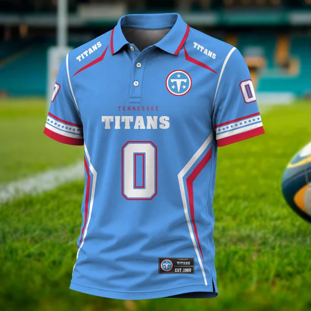 Limited Edition – Customized NFL Tennessee Titans Polo Shirt