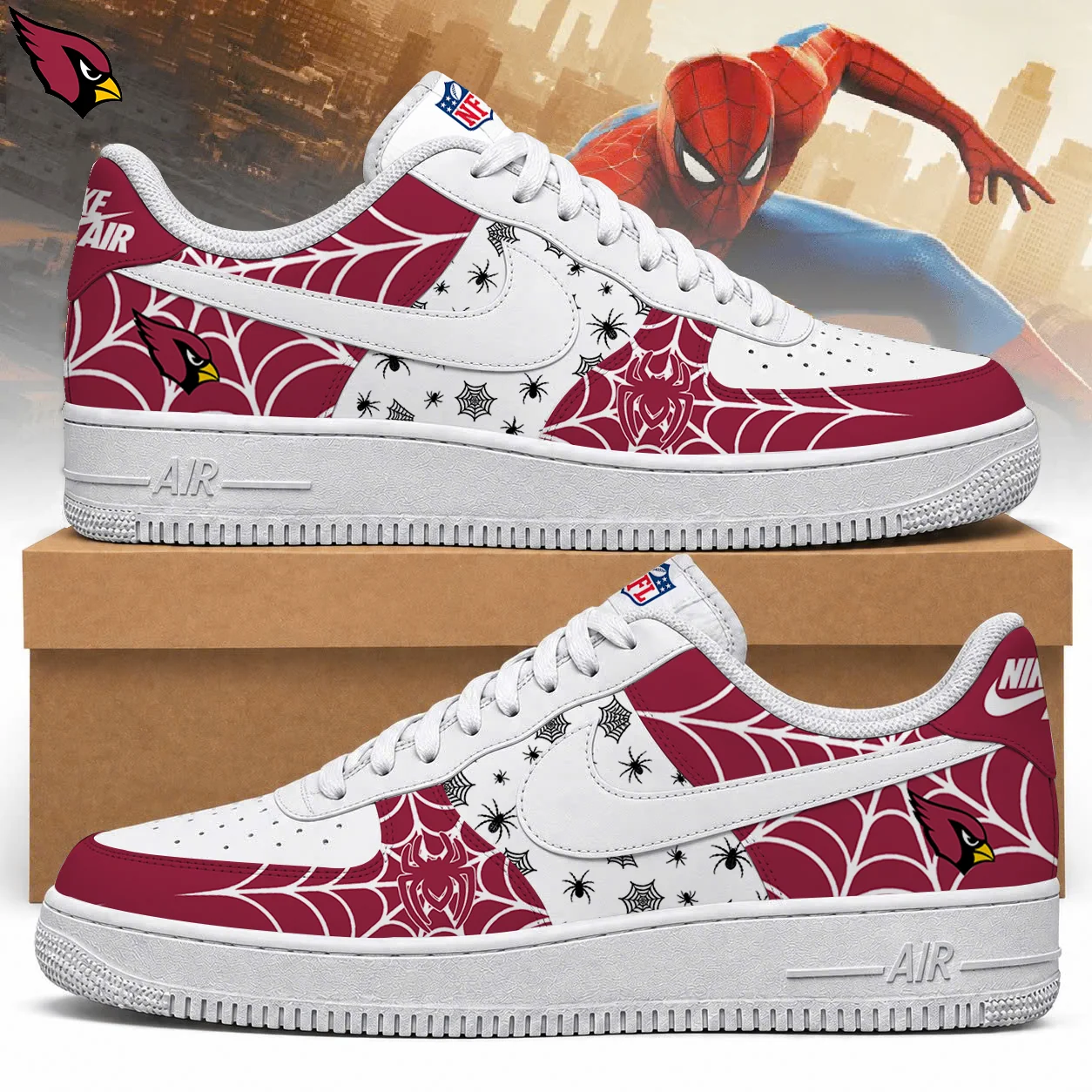 Limited Edition – Customized NFL Arizona Cardinals Af1 Shoes