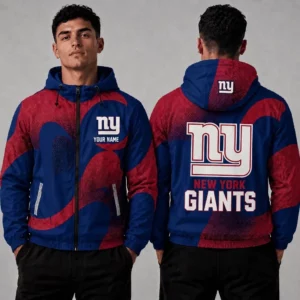 Limited Edition – Customized NFL New York Giants Windbreaker Jacket