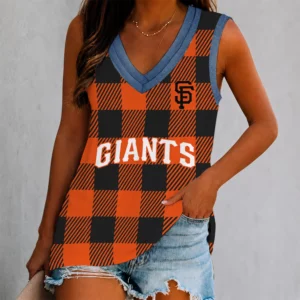 Limited Edition – Customized MLB San Francisco Giants Women’s V-Neck Tank Top