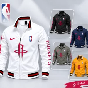 Limited Edition – Customized NBA Houston Rockets Multicolor Men’s Casual Jacket