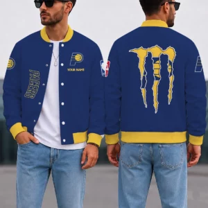 Limited Edition – Customized NBA Indiana Pacers Baseball Jacket, Satin Varsity Jacket