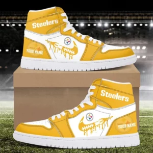 Limited Edition – Customized NFL Pittsburgh Steelers Air Jordan 1 Sneakers