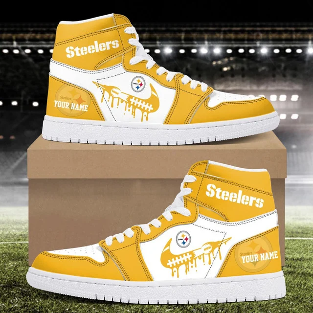 Limited Edition – Customized NFL Pittsburgh Steelers Air Jordan 1 Sneakers