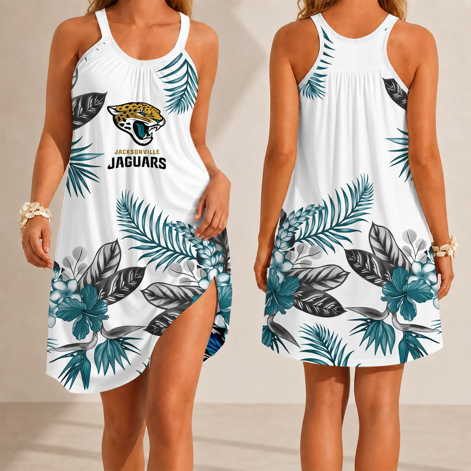 Limited Edition – Customized NFL Jacksonville Jaguars Camisole Dress